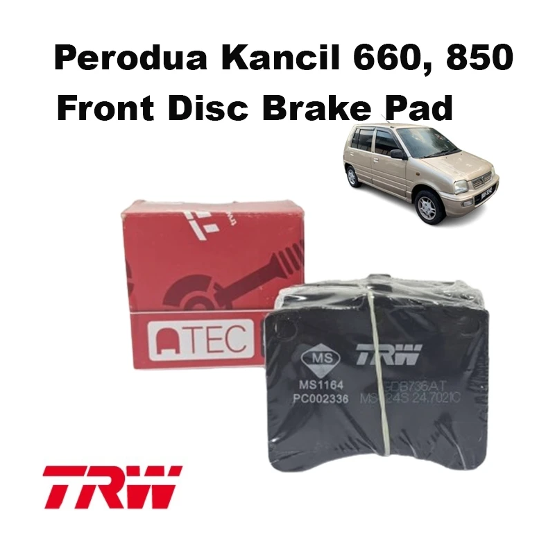 Perodua Kancil 660, 850 Front Disc Brake Pad Trw Brand