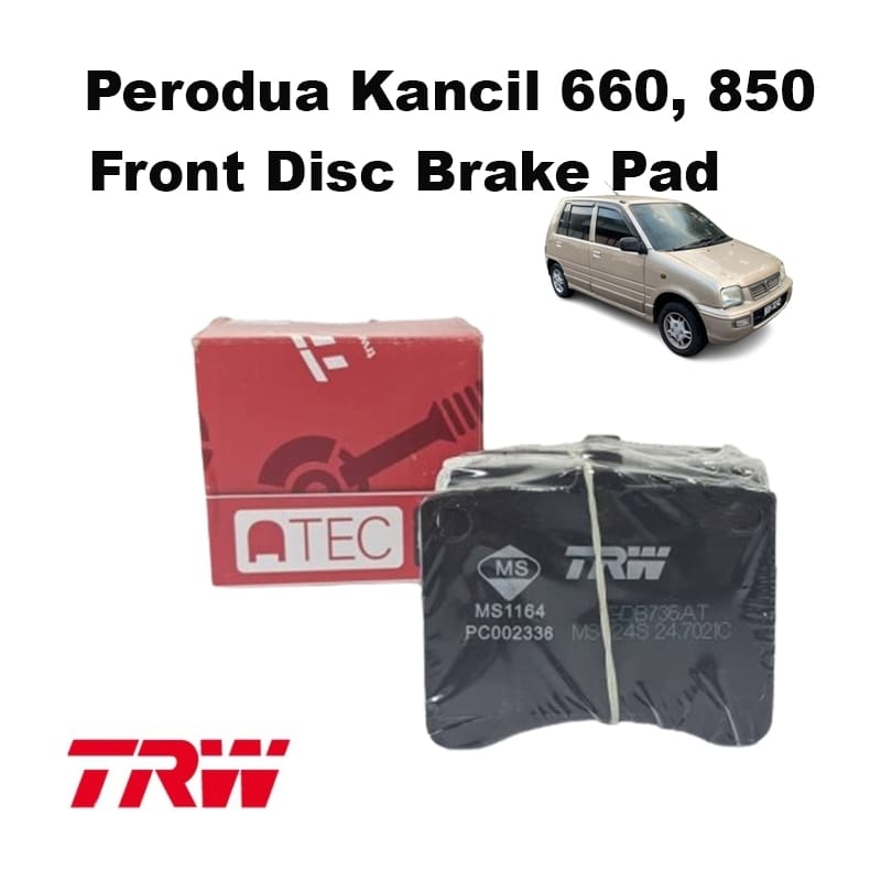 Perodua Kancil 660, 850 Front Disc Brake Pad Trw Brand