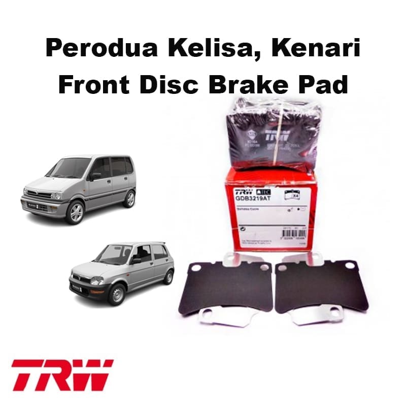 Perodua Kelisa, Kenari Front Disc Brake Pad Trw Brand