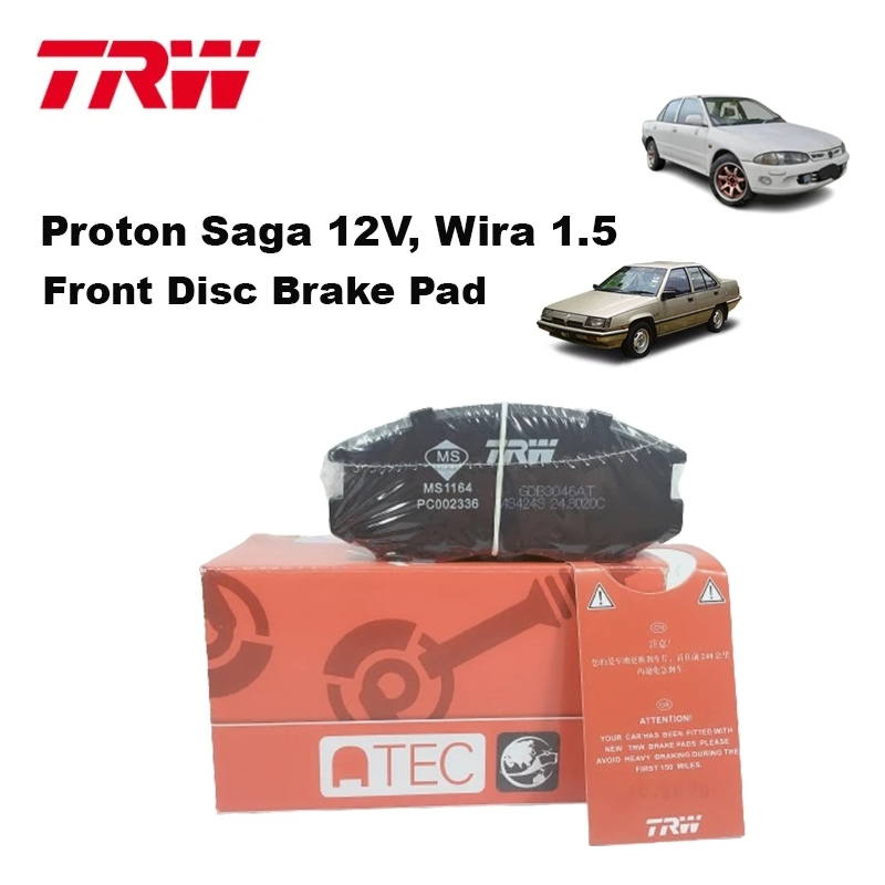Proton Saga 12V, Wira 1.5 Front Disc Brake Pad Trw Brand