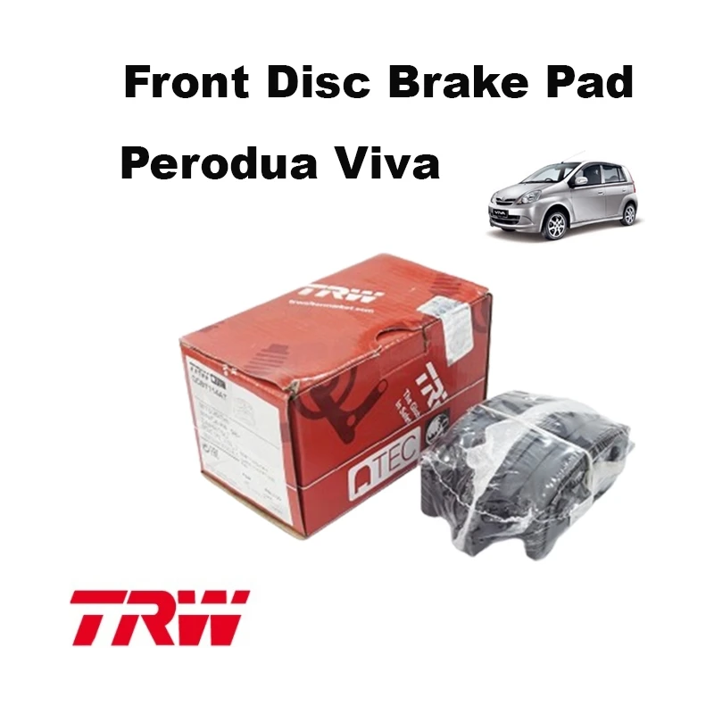 Perodua Viva Front Disc Brake Pad Trw Brand