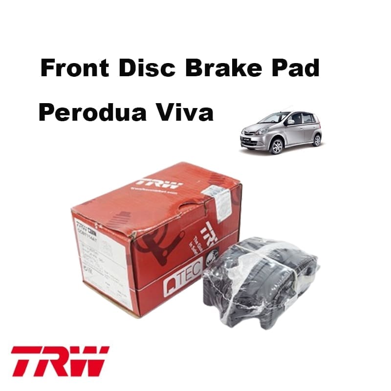 Perodua Viva Front Disc Brake Pad Trw Brand