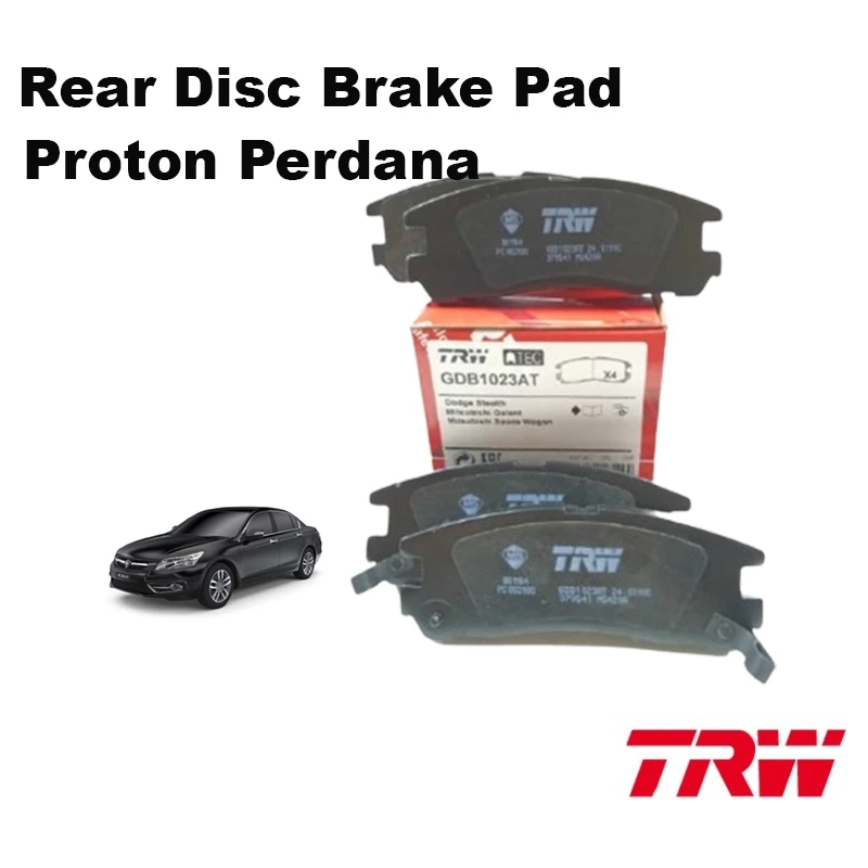 Proton Perdana Rear Disc Brake Pad Trw Brand
