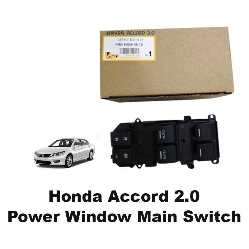Honda Accord T2A 2.0 Power Window Main Switch