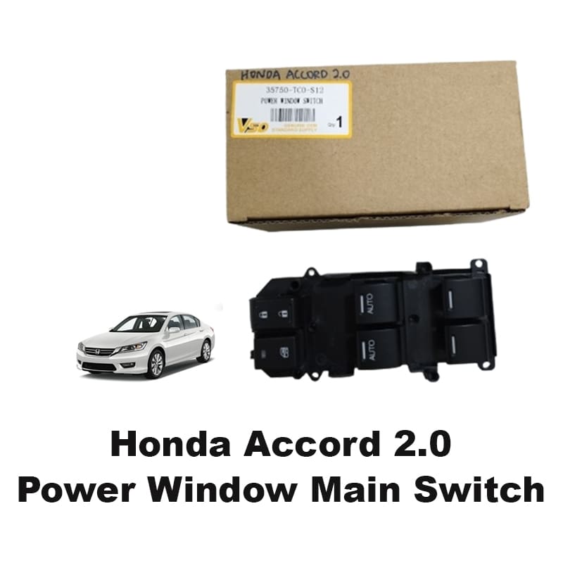 Honda Accord T2A 2.0 Power Window Main Switch