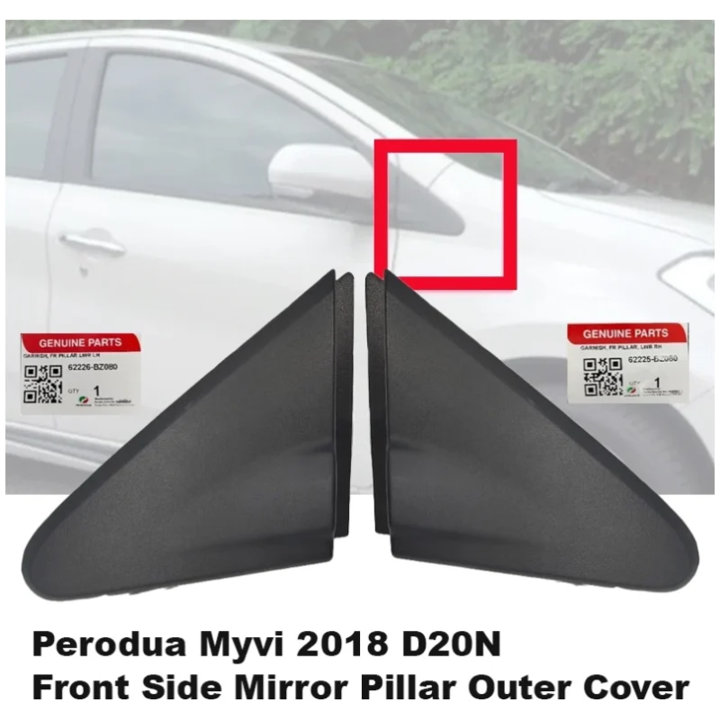 Original Perodua Myvi 2018 D20N Front Side Mirror Pillar Outer Cover