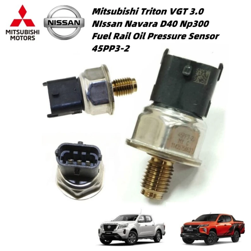 Original Mitsubishi Triton VGT 3.0 NIssan Navara D40 Np300 Fuel Rail Oil Pressure Sensor 45PP3-2