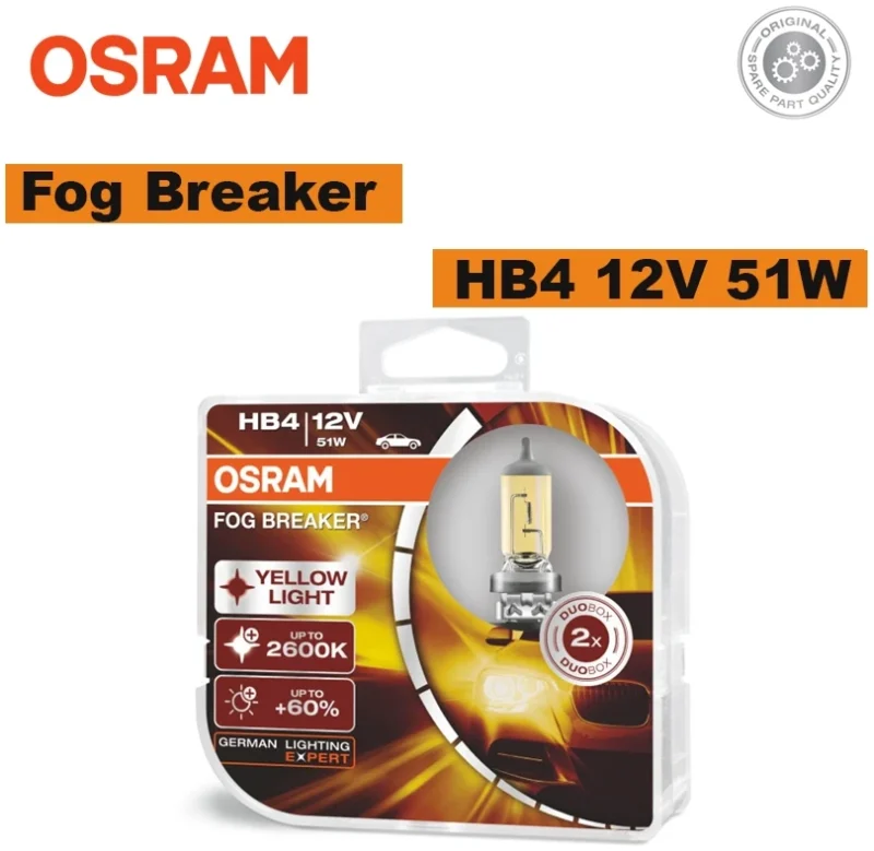 9006FBR-HCB Osram HB4 12V 51W P22d Fog Breaker Bulb