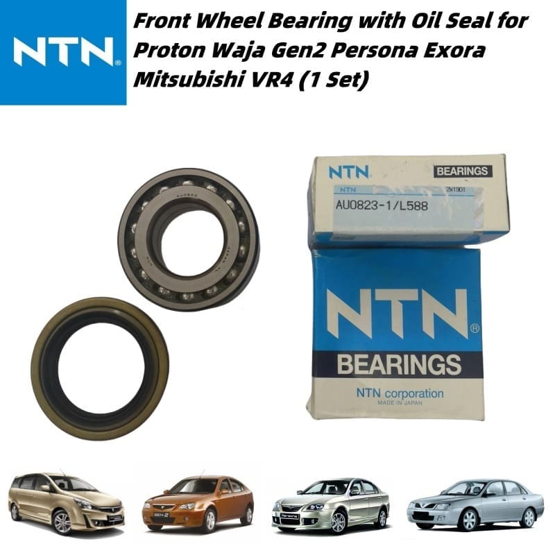 Ntn Proton Waja Gen2 Persona Exora Cps Satria Neo Front Wheel Bearing with Oil Seal AU0823-1/L588