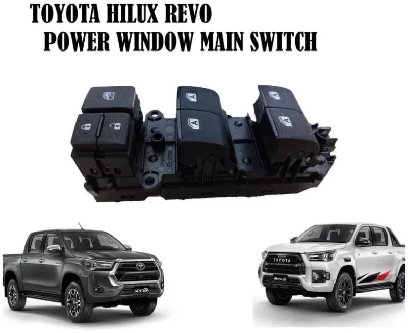ORIGINAL TOYOTA HILUX REVO ROGUE POWER WINDOW MAIN SWITCH 20PIN ( 4DOOR AUTO )