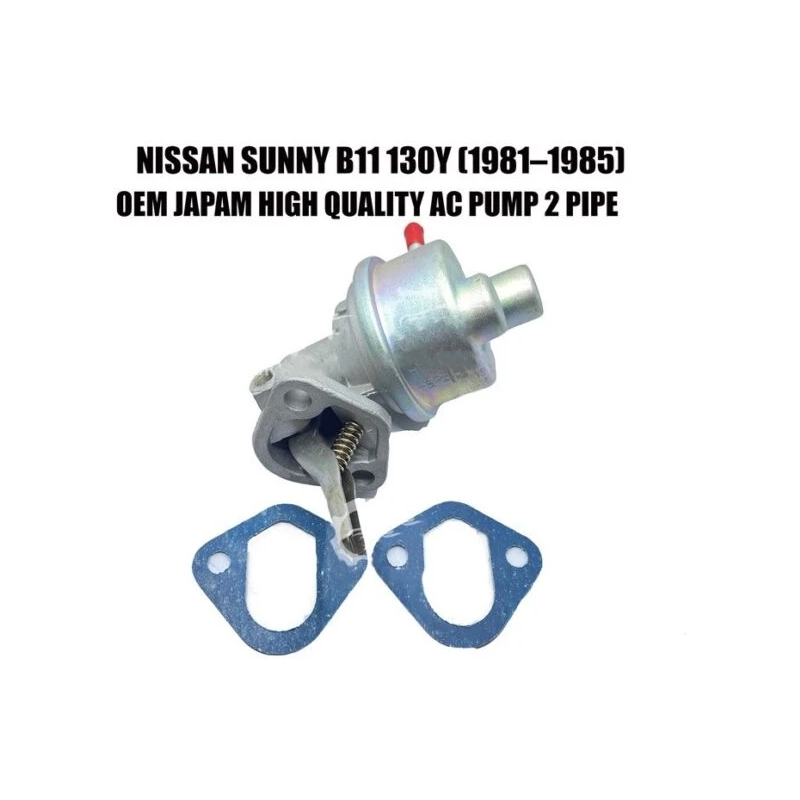NISSAN SUNNY B11 130Y OLD (1981–1985) AC PUMP 2 PIPE FUEL PUMP WITH GASKET
