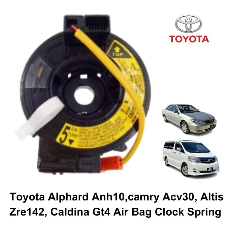 TOYOTA ALPHARD ANH10,CAMRY ACV30, ALTIS ZRE142, CALDINA GT4 AIR BAG CLOCK SPRING