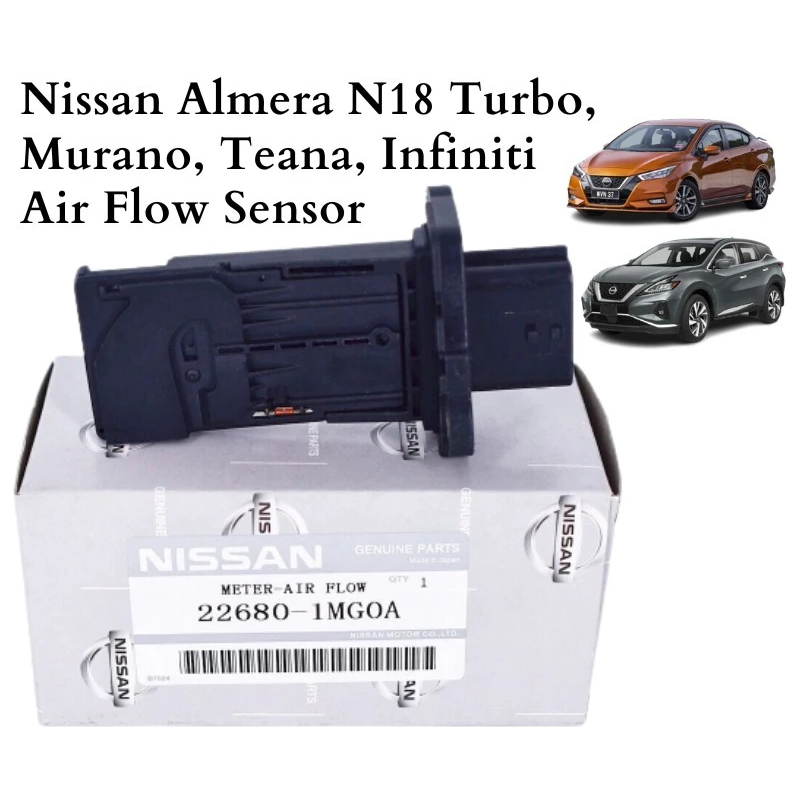 Original Nissan Geniune Almera N18 Turbo, Murano, Teana, Infiniti Air Flow Sensor