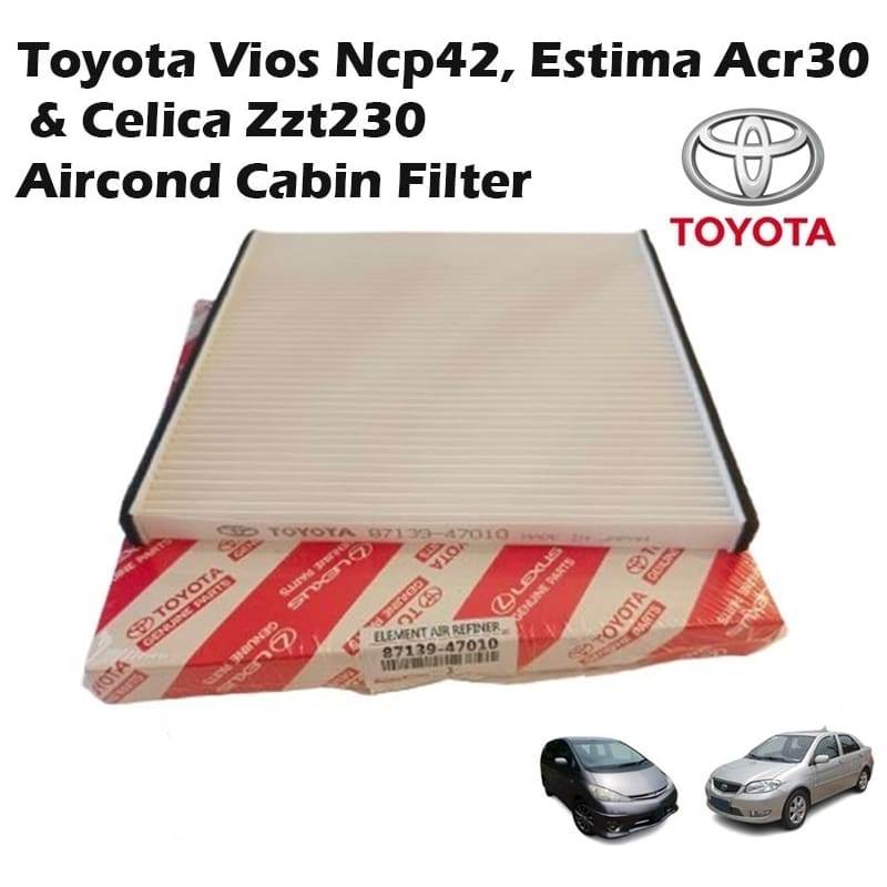 Toyota Air Cond Cabin Filter For Vios NCP42 Estima ACR30 Celica ZZT230 Penapis Kabin Penyaman Udara