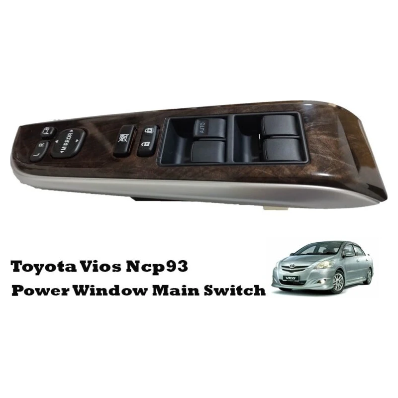 Original Toyota Vois NCP93 & Camry Asv50 Main Power Window Switch With Mirror Switch (74231-06850)
