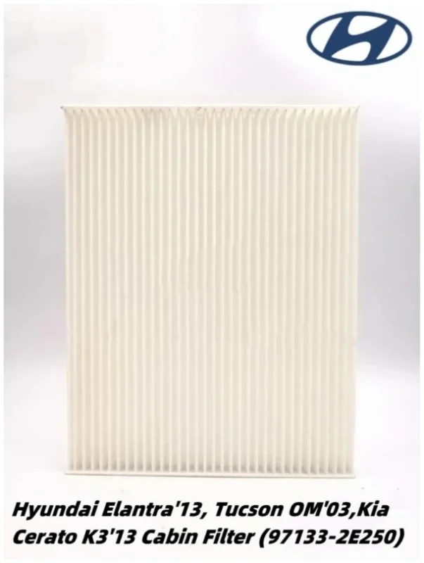 Hyundai Elantra 2012, Tucson JM IX35 Lm Kia Sportage SL & Cerato K3 Cabin Air Filter 97133-2E250