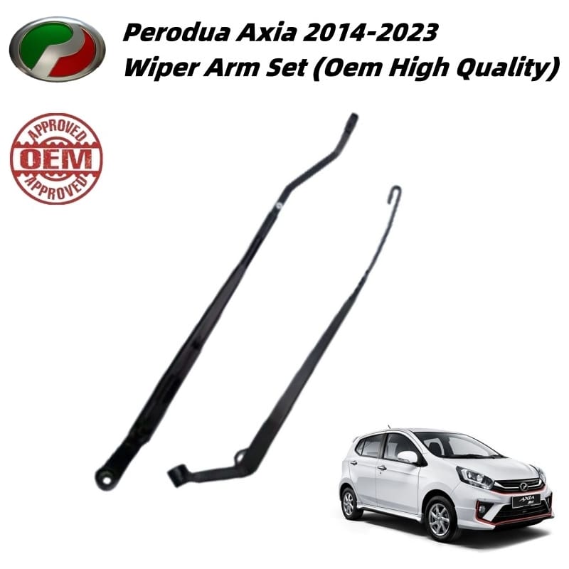 Perodua Axia 2014-2023 Wiper Arm Set (Oem High Quality)