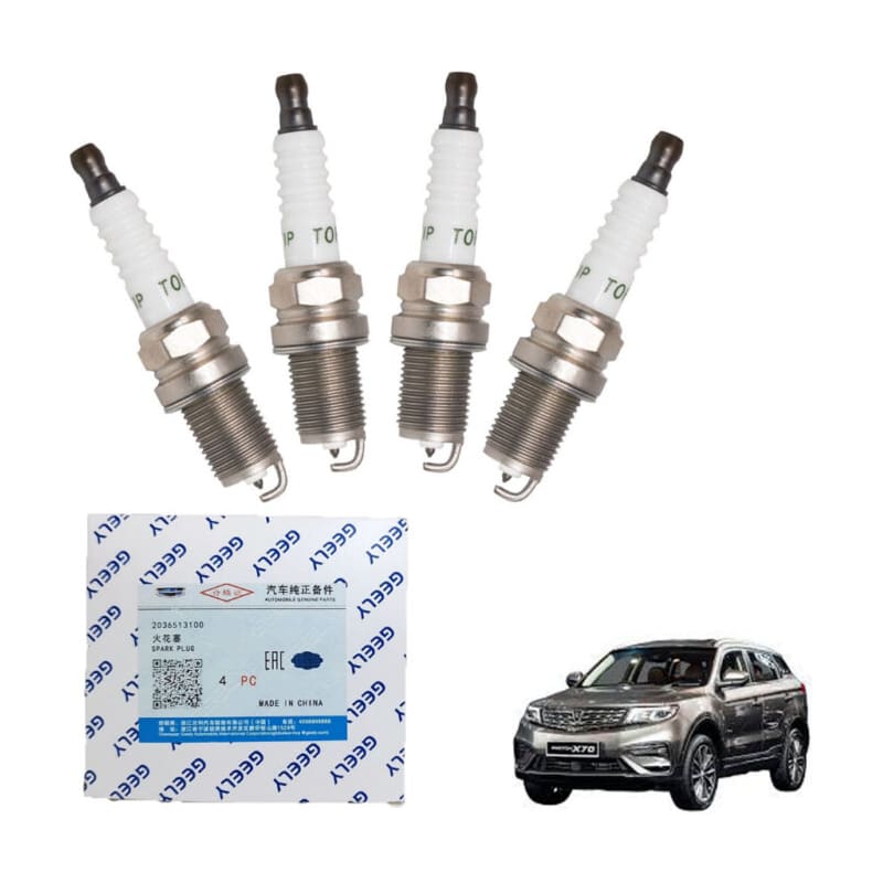 PROTON X70 SPARK PLUG IRIDIUM GEELY 1SET 4PCS