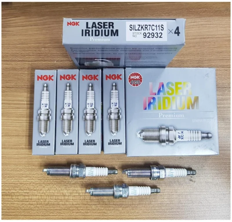 SILZKR7C11S 92932 [4PCS] NGK GENIUNE HONDA HRV, CIVIC FB TRO, CIVIC FC TEA & ACCORD T2A 2.0 IRIDIUM SPARK PLUG