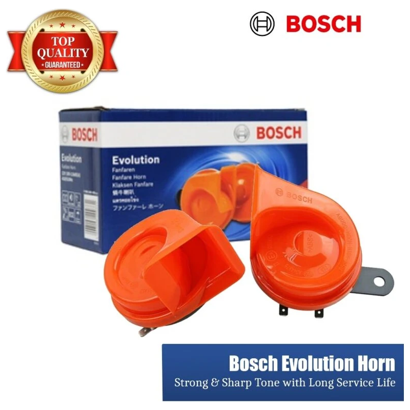 Original Geniune Bosch Evolution Fanfare Compact Bm Twin Horn 1Set