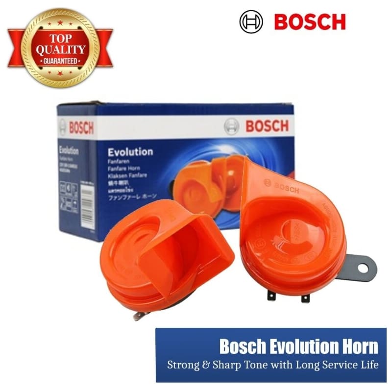 Original Geniune Bosch Evolution Fanfare Compact Bm Twin Horn 1Set