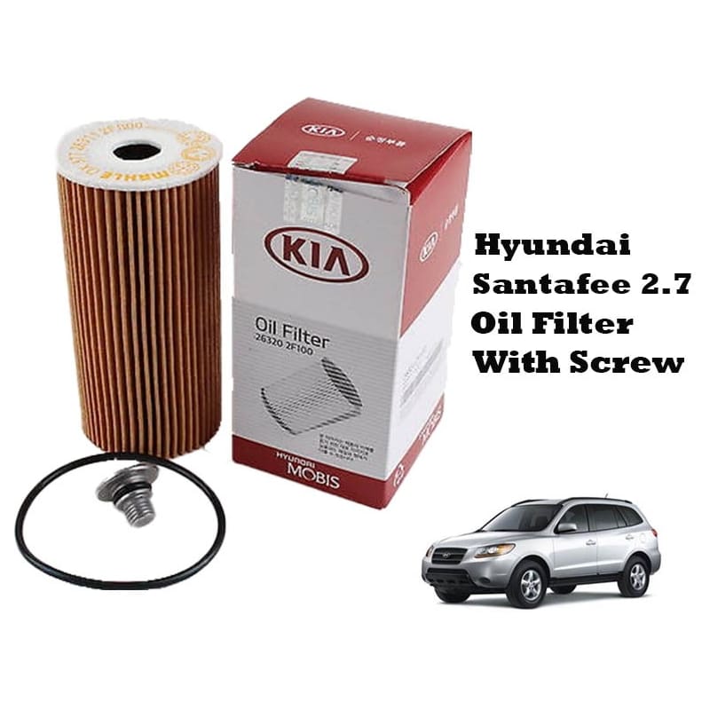 Hyundai Santafee 2.7 Oil Filter With Screw 23620-2f100 (OEM)