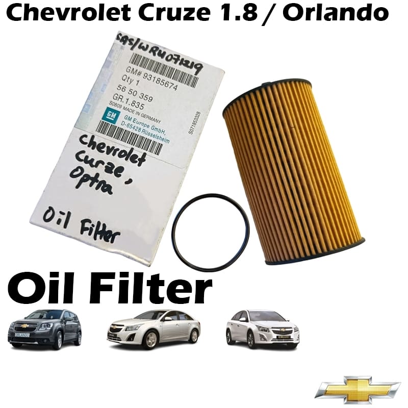 Chevrolet Cruze 1.8 / Orlando Oil Filter 93185674 GM (OEM)