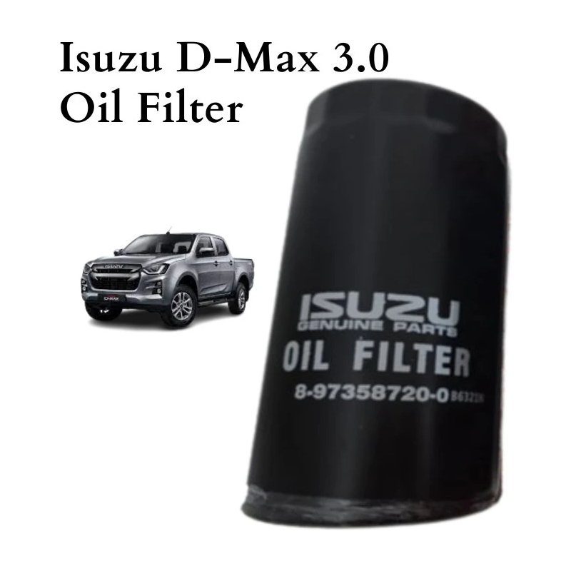 Isuzu D-Max 3.0 Oil Filter 8973587200 (Long) (OEM)
