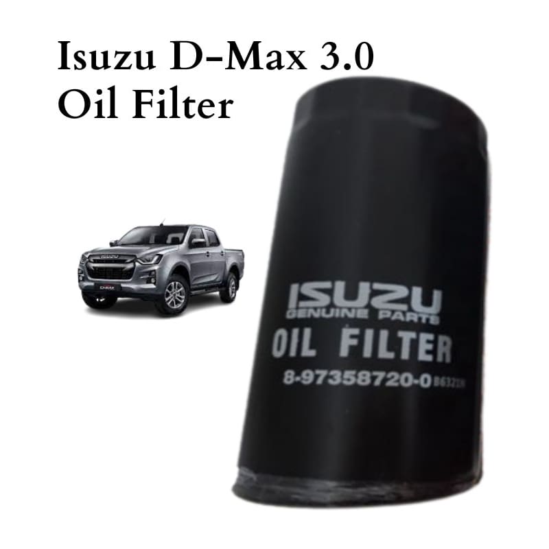 Isuzu D-Max 3.0 Oil Filter 8973587200 (Long) (OEM)