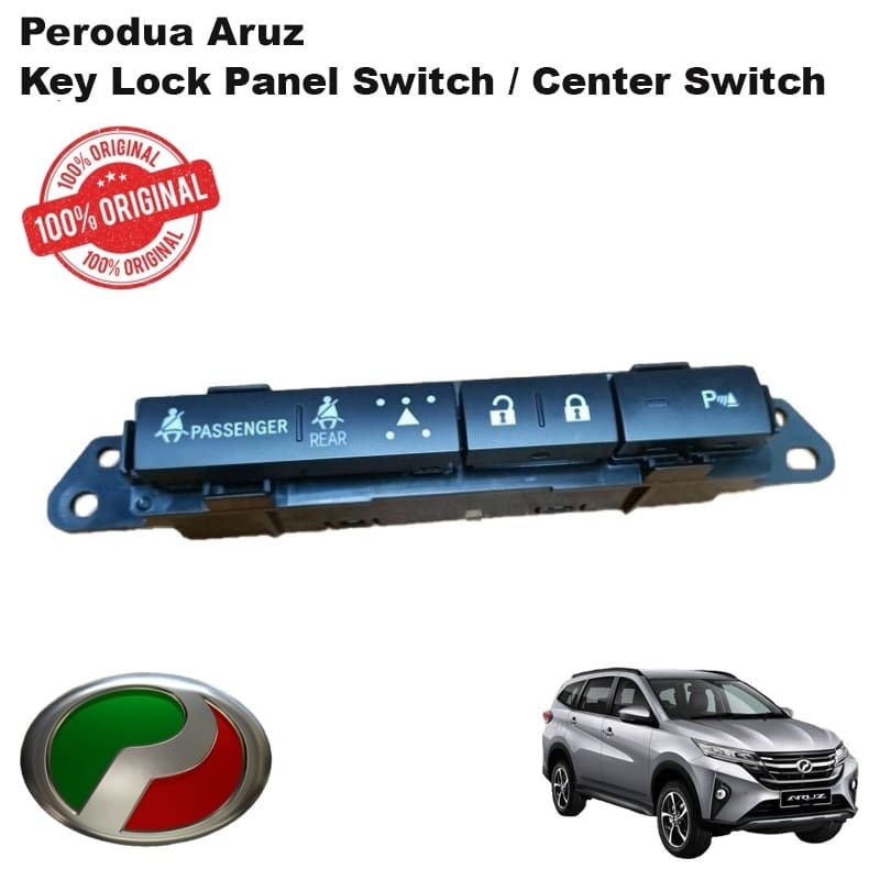 Original Perodua Geniune Aruz Key Lock Panel Controls Switch Center Switch 88610-BZ090