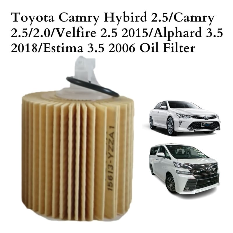 OriginalToyota Camry Asv50 Asv70 Alphard Agh20 Agh30 Vellfire Ggh30 Estima Gsr50 Oil Filter (04152-YZZA1)