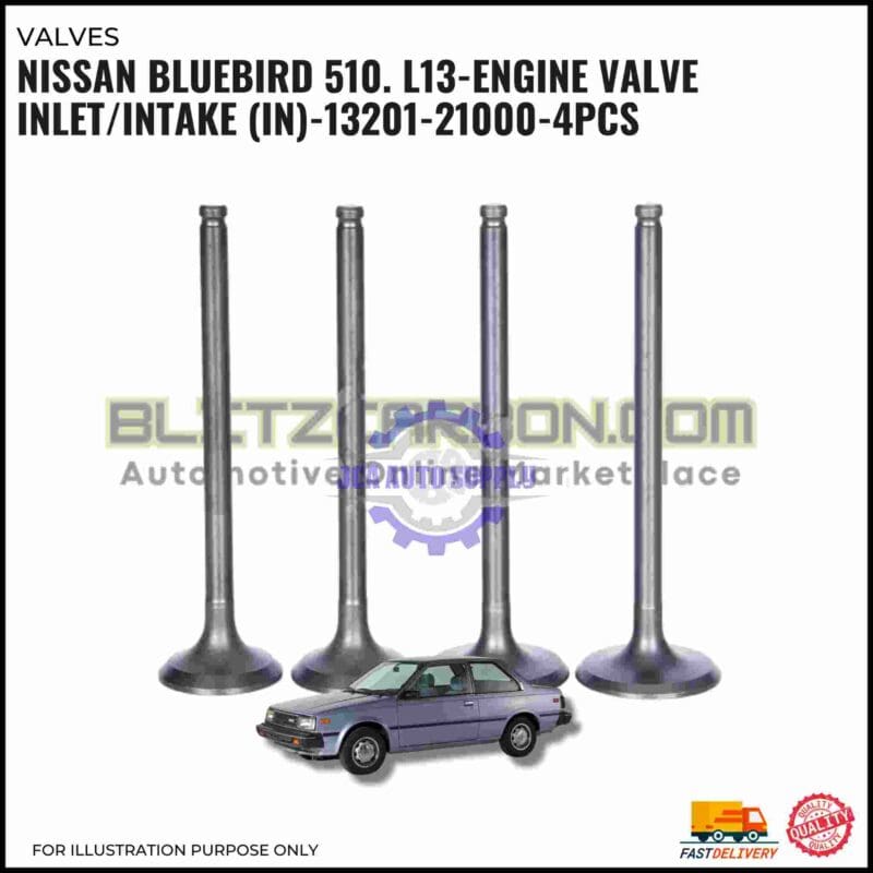 Intake Valve (IN) Set-Nissan (Datsun) 510-L13-L14-L16-13201-21000