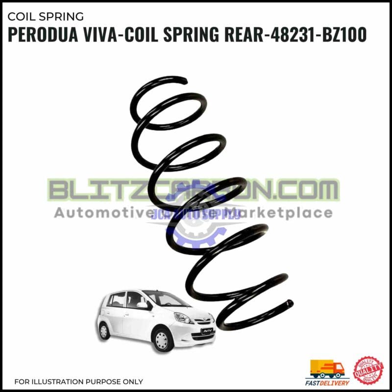 Coil Spring Rear-Perodua Viva-48231-BZ100