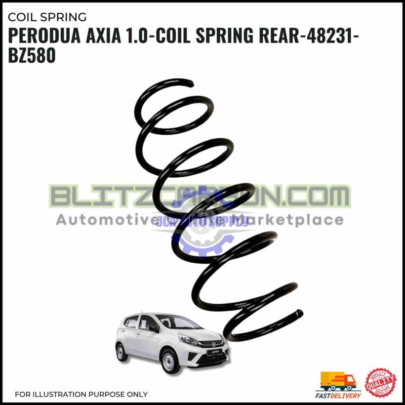 Coil Spring Rear-Perodua Axia-48231-BZ580
