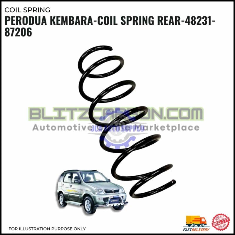 Coil Spring Rear-Perodua Kembara-48231-87Z06