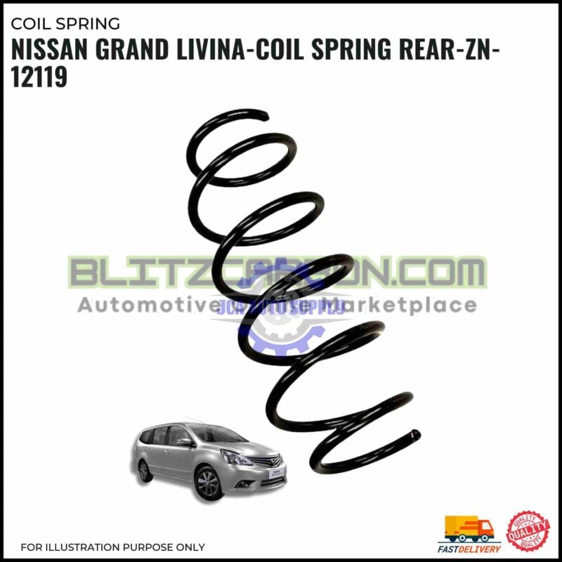 Coil Spring Rear-Nissan Grand Livina-ZN-12119
