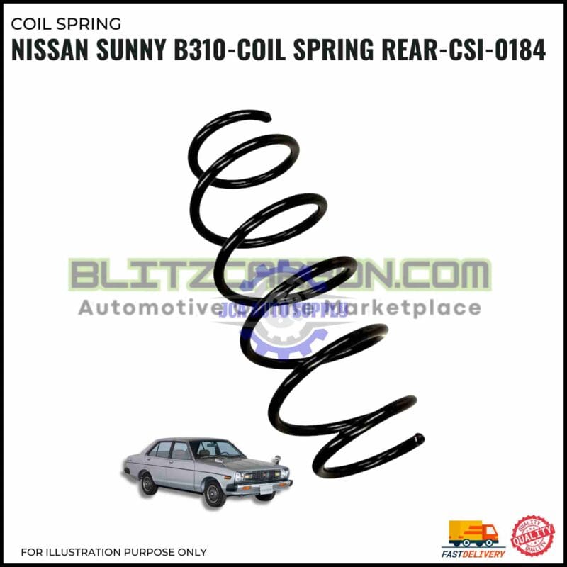Coil Spring Rear-Datsun Sunny B310-CSI-0184
