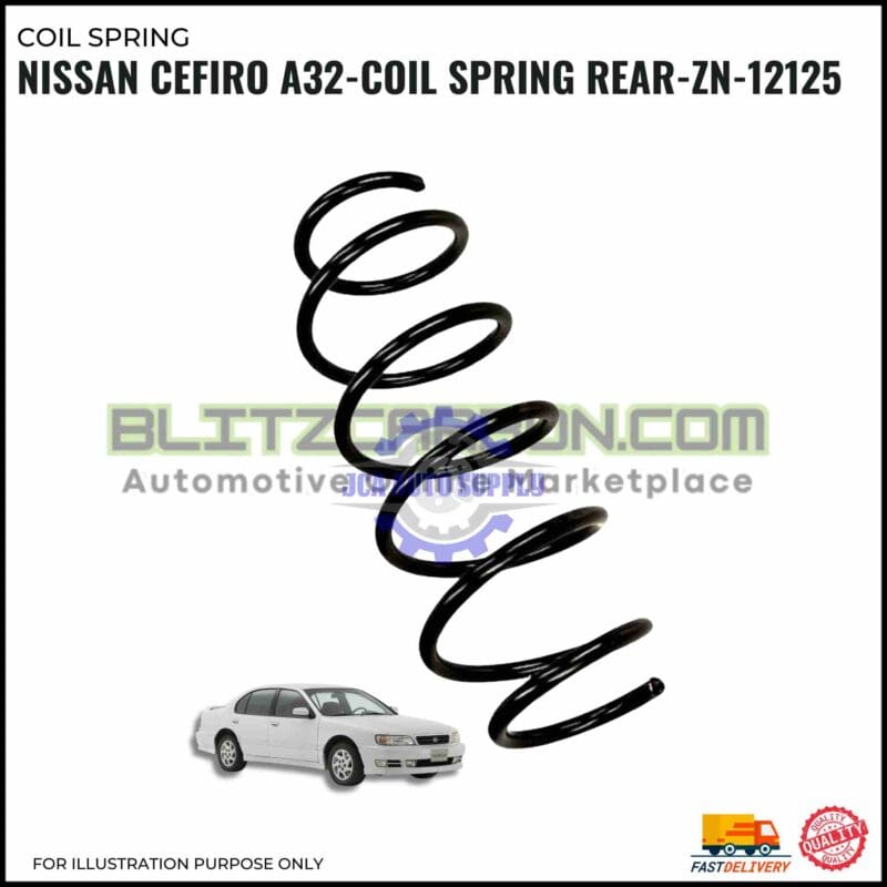 Coil Spring Rear-Nissan Cefiro A32-ZN-1212