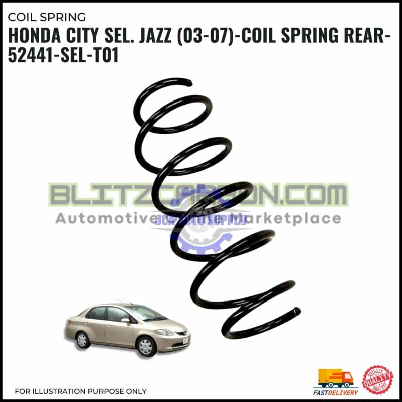 Coil Spring Rear-Honda City Sel-52441-Sel-T01