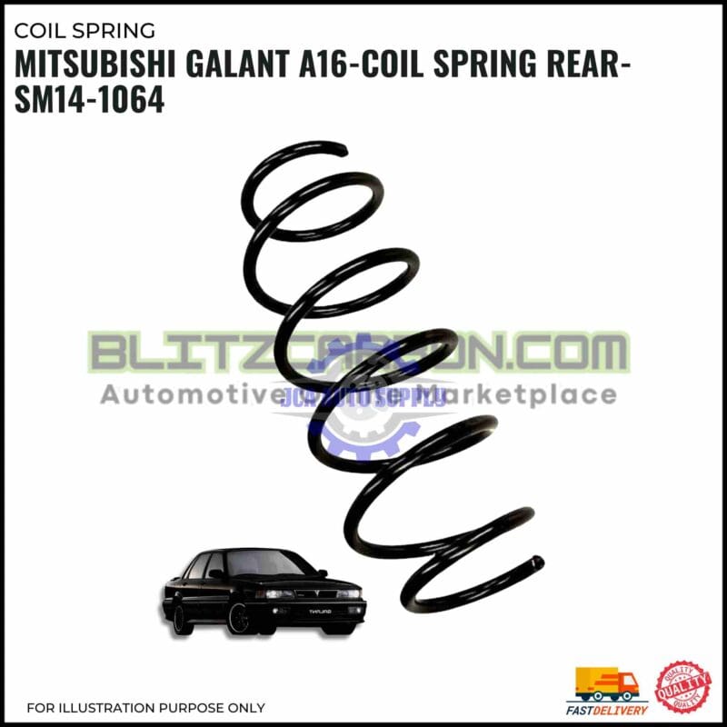 Coil Spring Rear-Mitsubishi Galant A16-SM14-1064