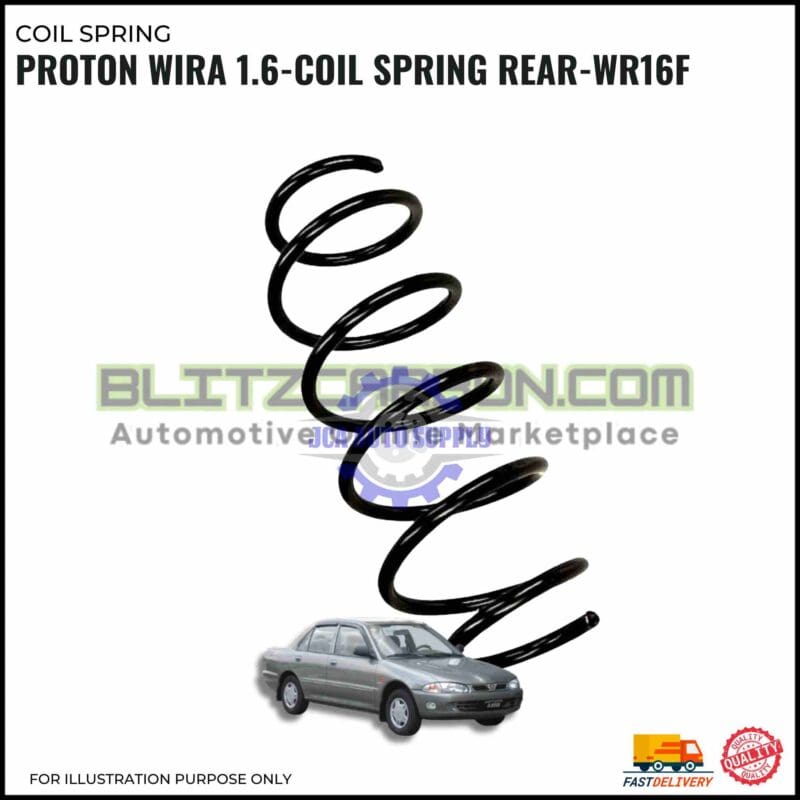 Coil Spring Rear-Proton Wira 1.6-WR16F