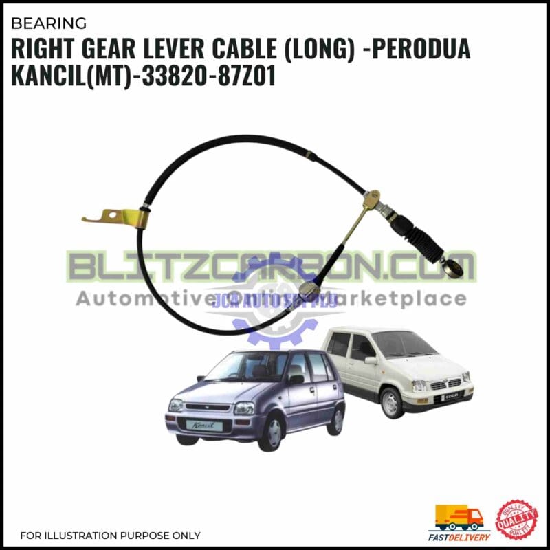 Right Gear Level Cable (Long) -Perodua Kancil(Mt)-33820-87z01
