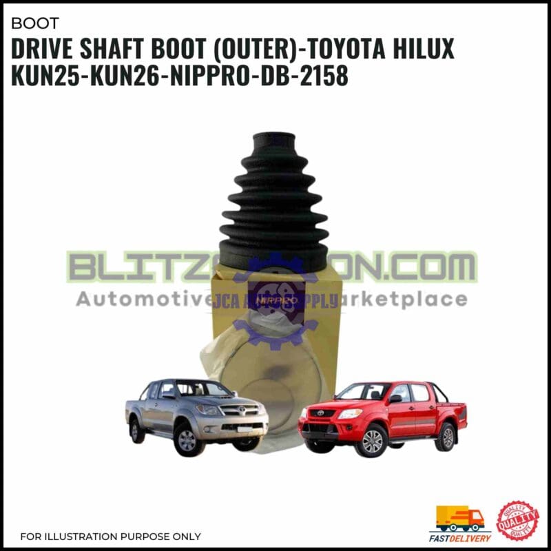 Drive Shaft Boot (Outer)-Toyota Hilux Kun25-Kun26-Nippro-DB-2158