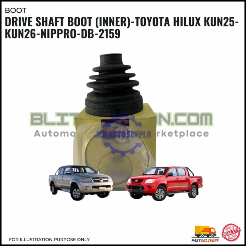 Drive Shaft Boot (Inner)-Toyota Hilux Kun25-Kun26-Nippro-DB-2159