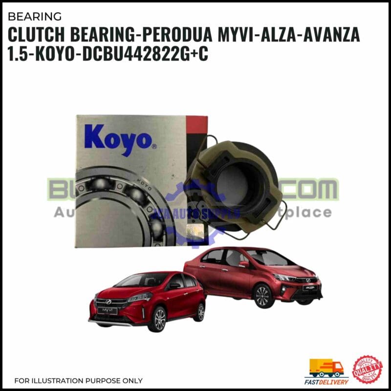 Clutch Bearing-Perodua Myvi-Alza-Avanza 1.5-Koyo-DCBU442822G+C
