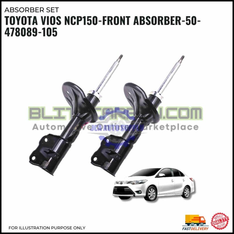 Front Absorber-Toyota Vios NCP150-50-478089-105