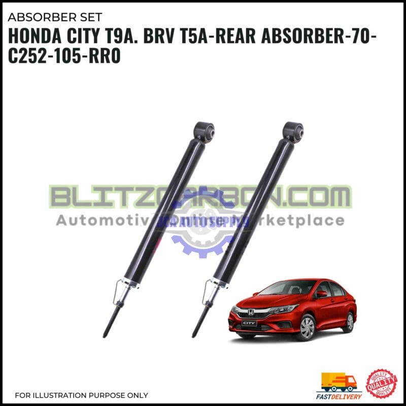 Rear Absorber-Honda City T9A. BRV. Jazz T5A-70-C252-105-RR0