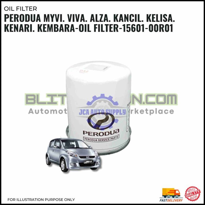Perodua Myvi. Viva. Alza. Kancil. Kelisa. Kenari. Kembara-OIL FILTER-15601-00R01