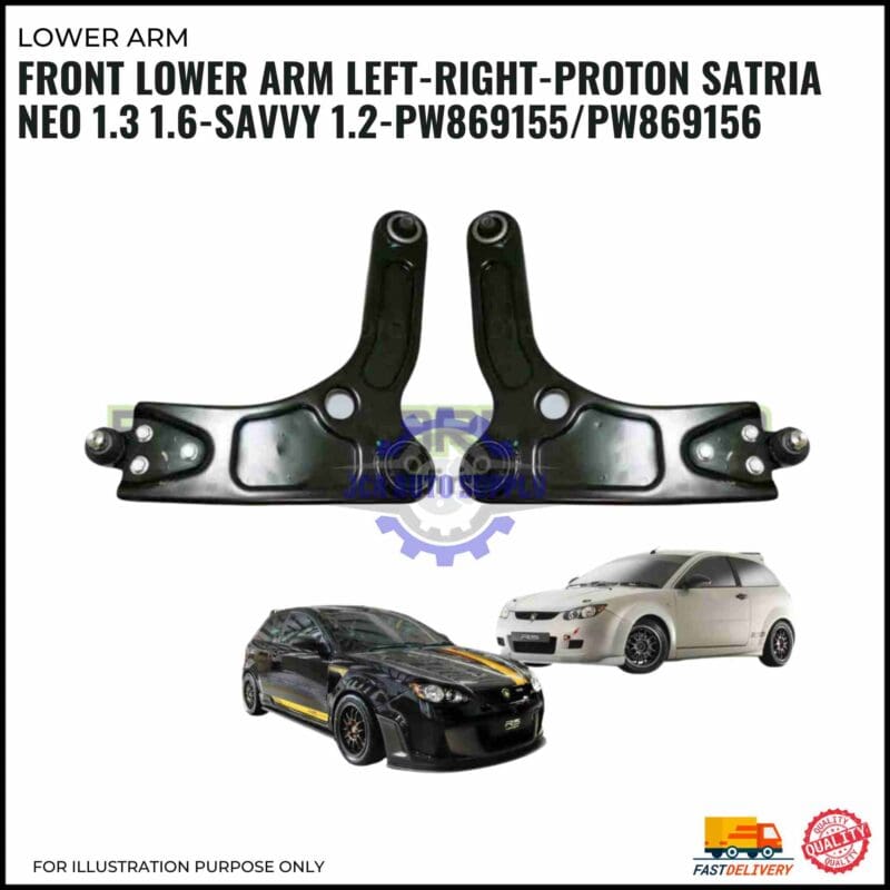 Front Lower Arm Left-Right-Proton Satria Neo 1.3 1.6-Savvy 1.2-PW869155/PW869156