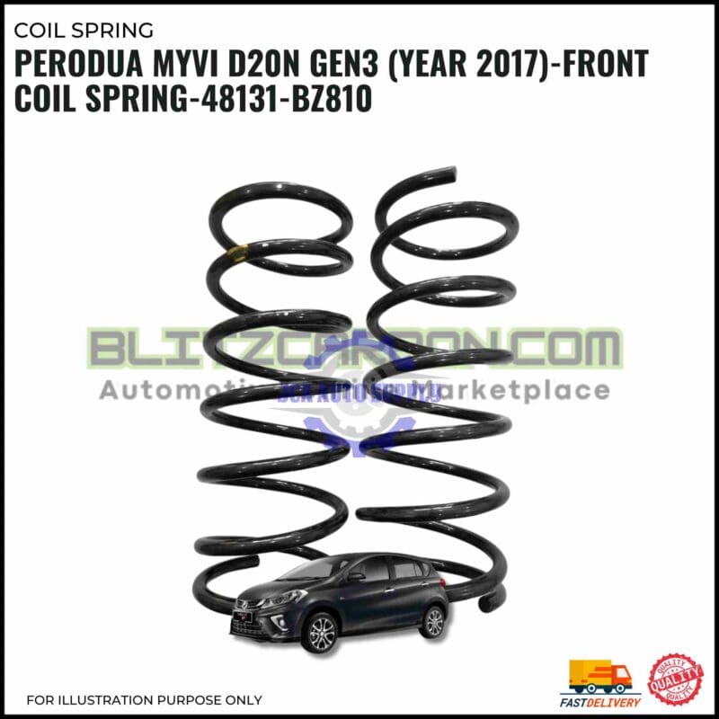 Perodua Myvi D20N Gen3 (Year 2017)-Front Coil Spring-48131-BZ810